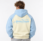 hoodie,raglan,relaxed,comfy,warm,blue,cream,beige,skyblue,babyblue