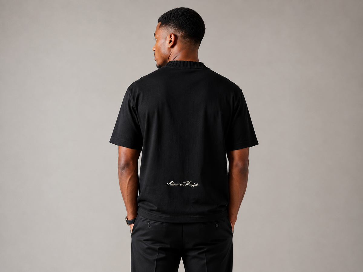 knitted,rib,collar,cotton,tshirt,luxury,crest