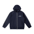 hoodie,zipper,A2M,Advance2Mayfair,Navy,white