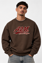 sweatshirt,jumper,brown,retro,wool,cotton,warm,relaxed