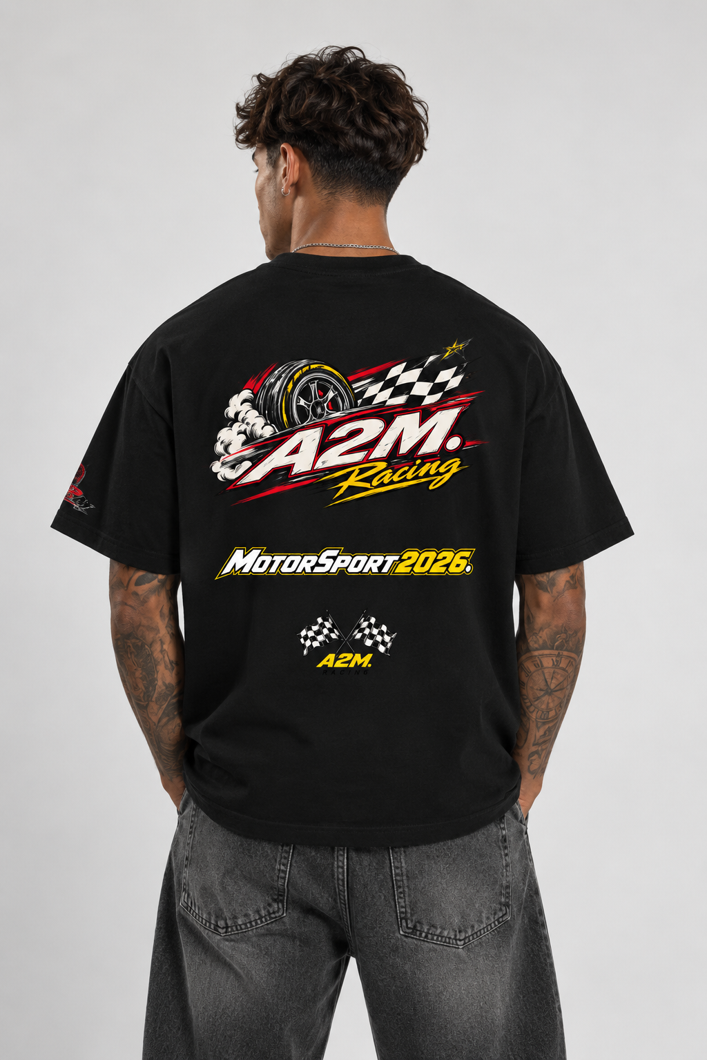 tshirt,racing,oversized,boxy,black,motorsport,graphic