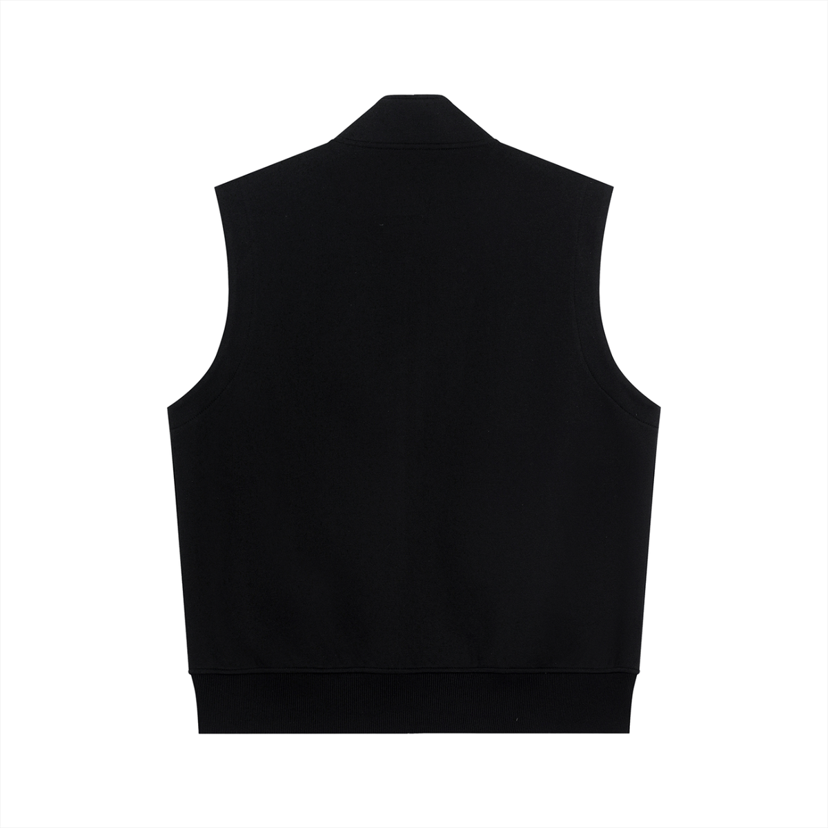 zipper,nosleeve,black,lifestyle,essential,sleeveless,vest