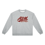 sweatshirt,relaxed,retro,jumper,wool,cotton,graphic,grey,red