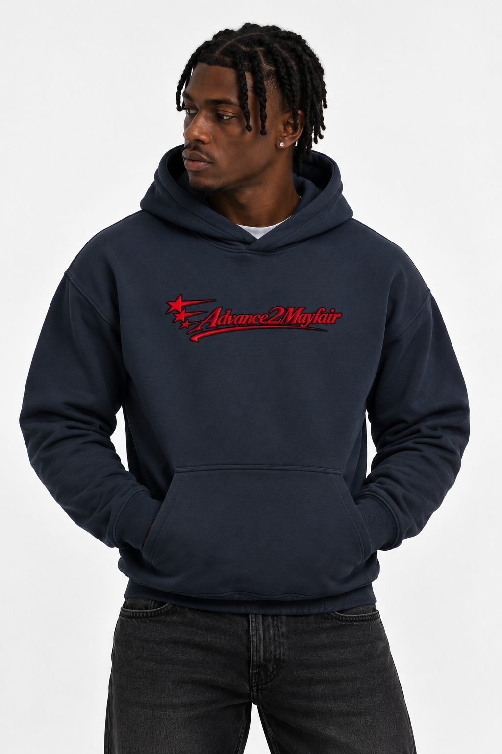 hoodie,sweatshirt,blue,navy,warm,wool,cotton,relaxed