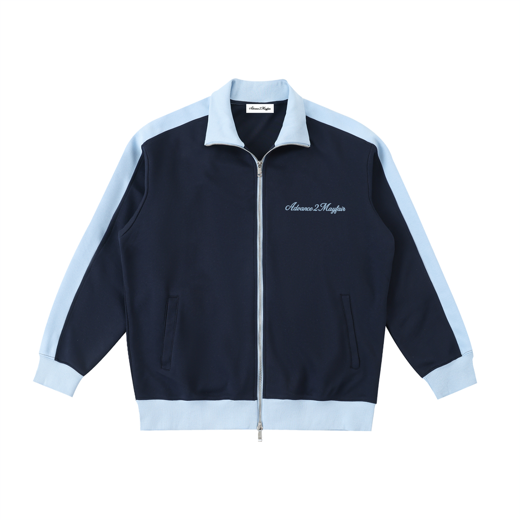 zipper,zip,jacket,blue,track,sportswear,sports,sport,comfy