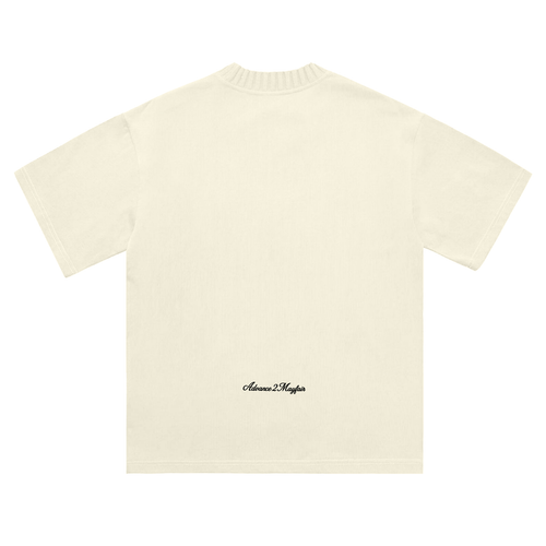 smart,luxury,crest,tshirt,cream,offwhite,apricot,knit,rib,knitted