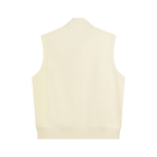zipper,vest,cream,apricot,offwhite,sleeveless,zip,bodywarmer