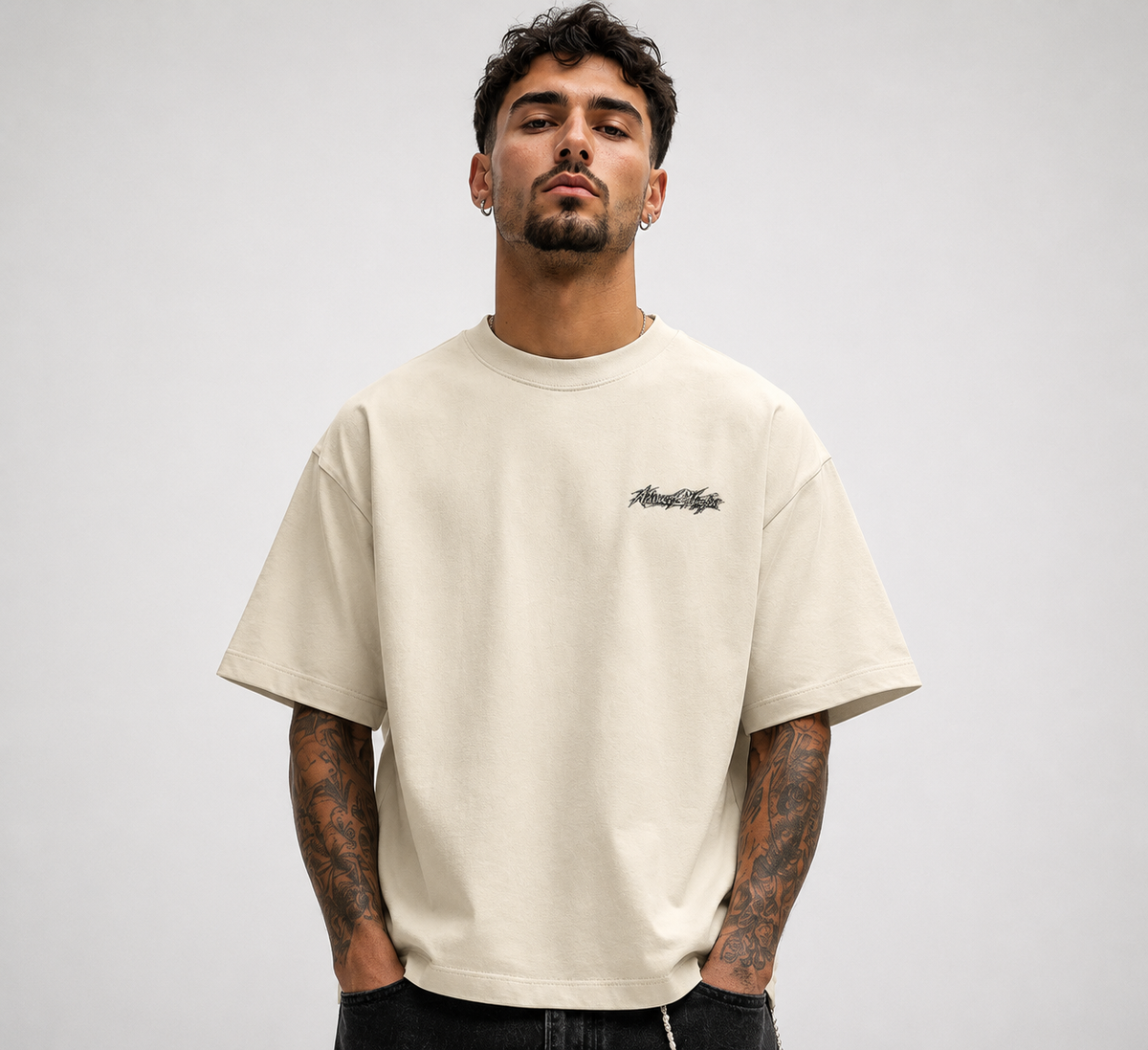 cream,tshirt,offwhite,apricot,graphic,oversized,boxy