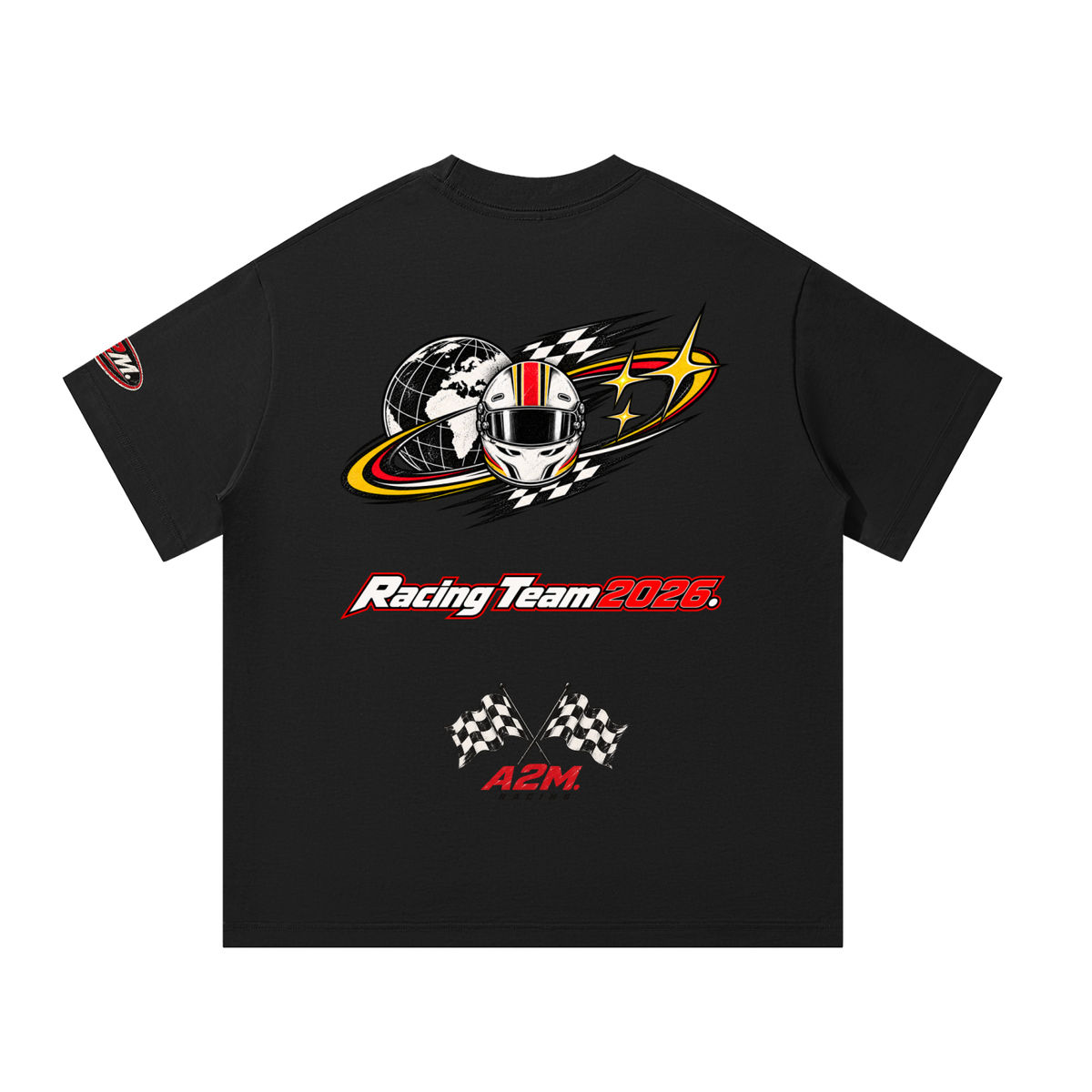 tshirt,racing,motorpsort,black,graphic,oversized,boxy