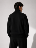 knit,knitwear,warm,jumper,quaterzip,zipper,zip,smart,casual,black