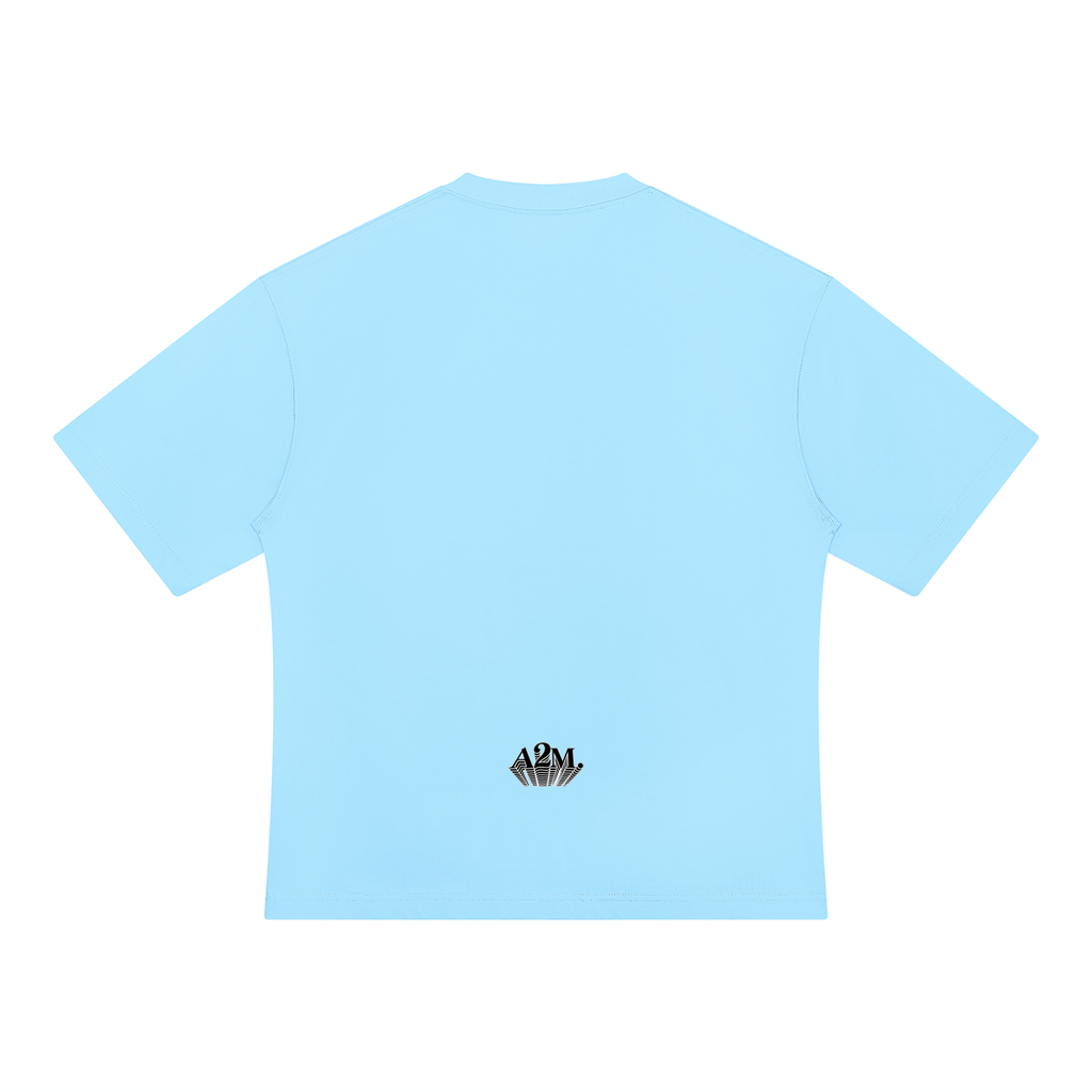 tshirt,blue,oversized,relaxed,graphic,premium