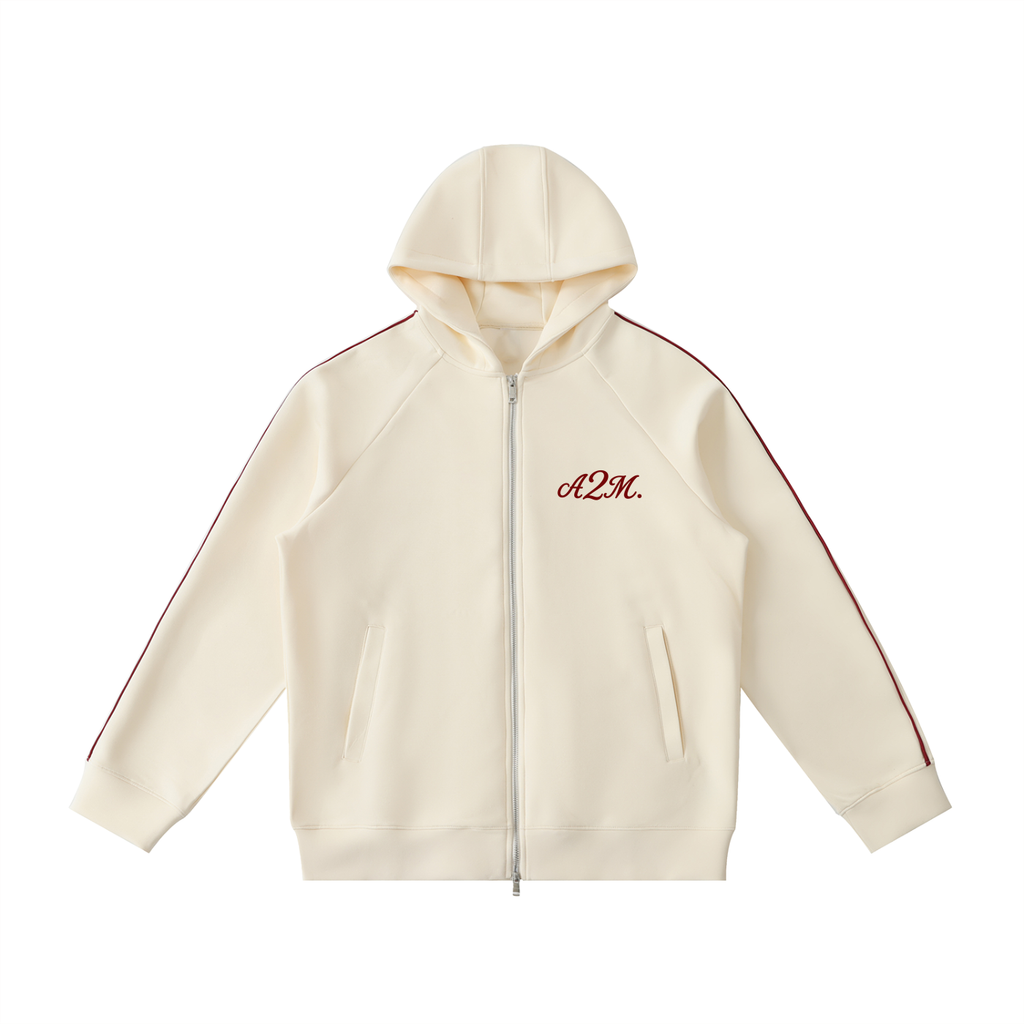 zipper,hoodie,cream,offwhite,comfy,doublezip,relaxed