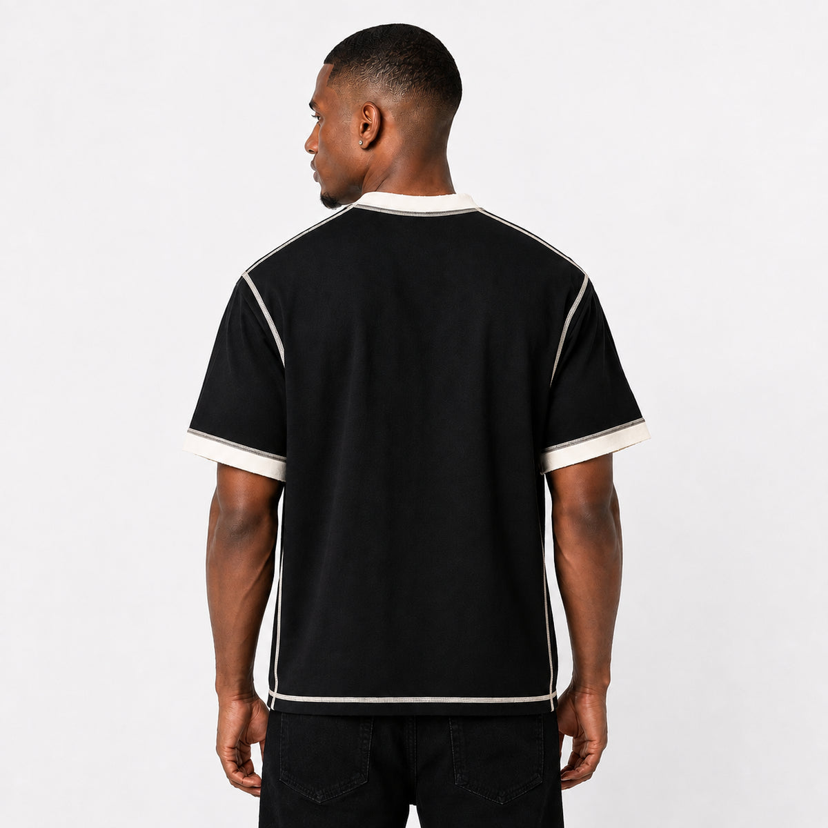 stitch,tshirt,oversized,smart,street,raw,designer,cotton