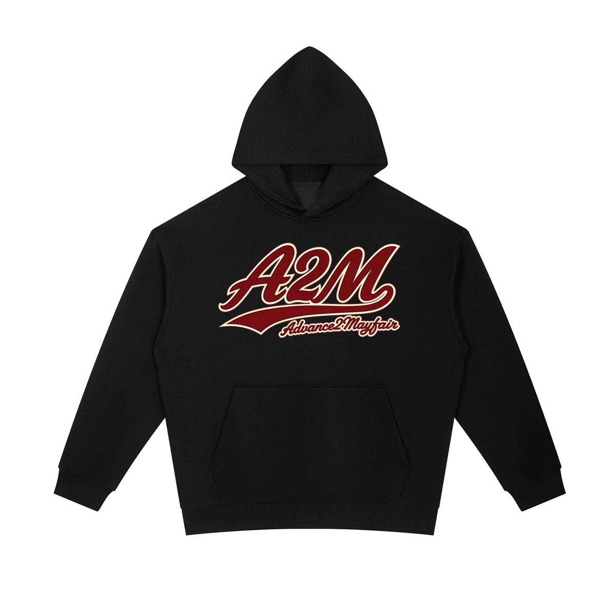 black,hoodie,sweatshirt,red,warm,wool,relaxed,cotton