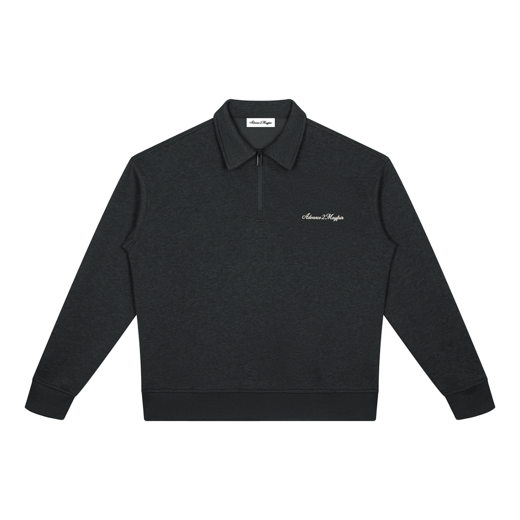 quarterzip,jumper,pullover,layer,cotton,black,grey,warm,sweatshirt