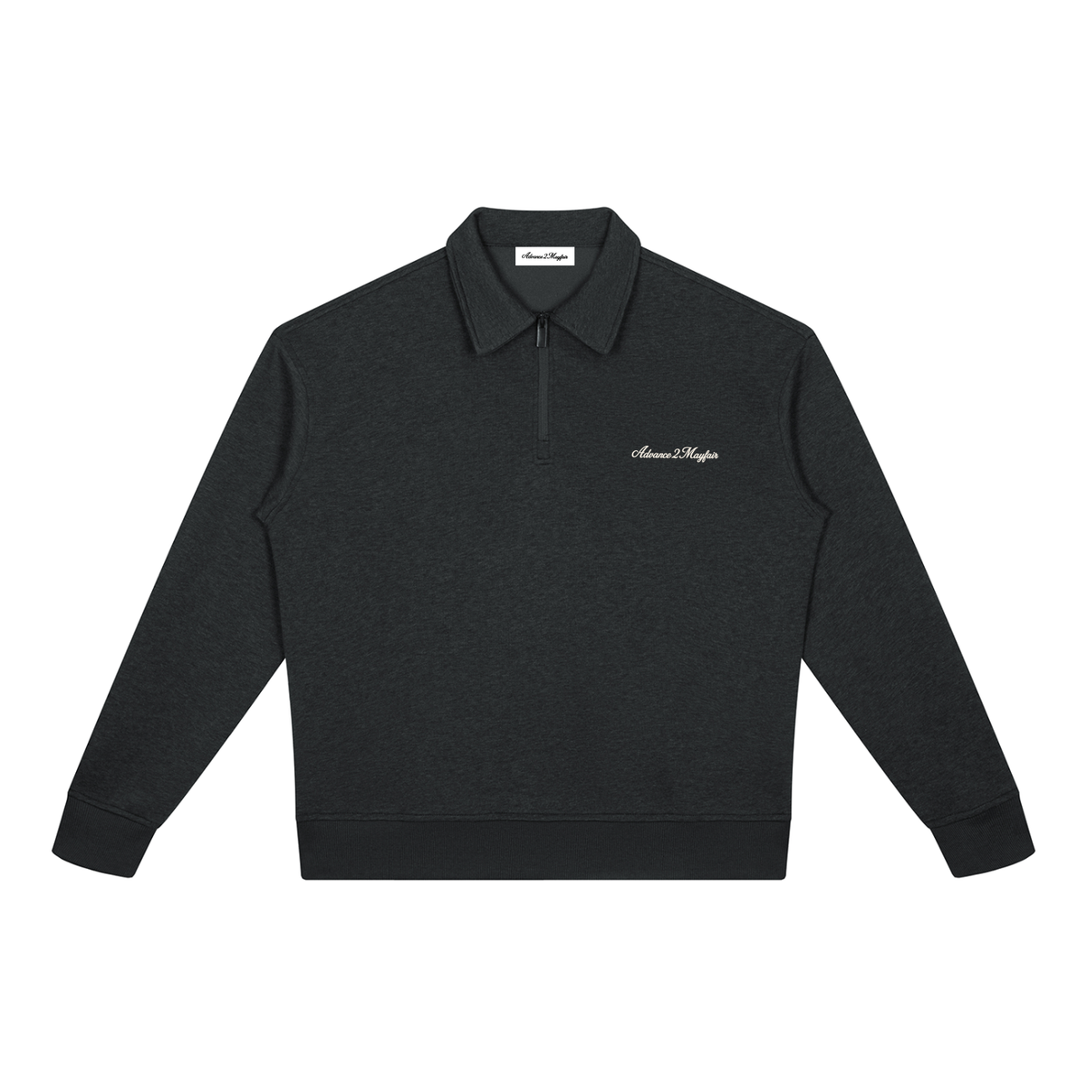 quarterzip,jumper,pullover,layer,cotton,black,grey,warm,sweatshirt