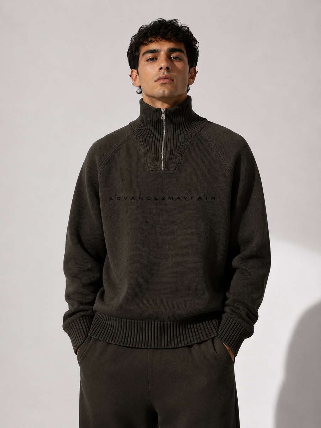 knitwear,knit,knitted,quaterzip,sweater,jumper,warm,fitted,relaxed
