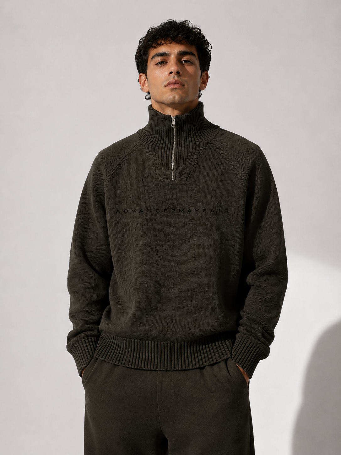 knitwear,knit,knitted,quaterzip,sweater,jumper,warm,fitted,relaxed