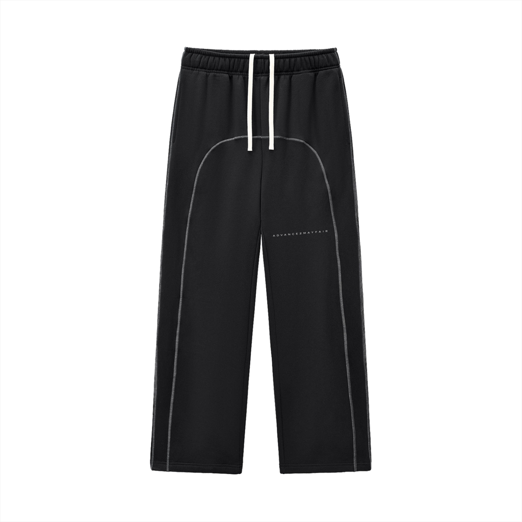 comfort,trackies,joggers,bottoms,sweatpants,black,stitching