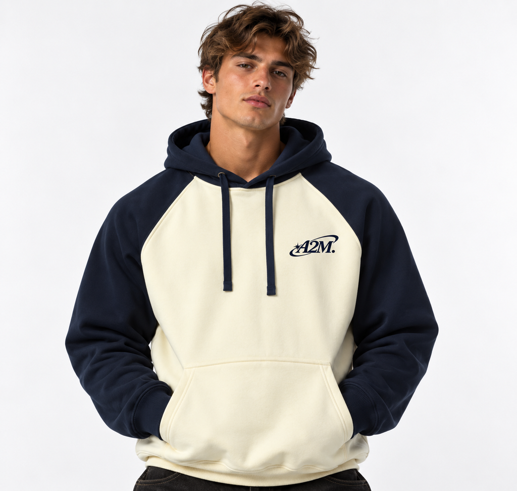 hoodie,warm,sweatshirt,navyblue,blue,cream,cotton,wool