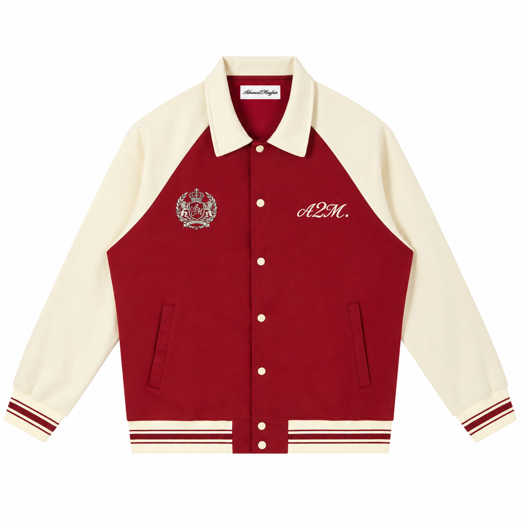 VARSITY TTC JACKET - Red Apricot
