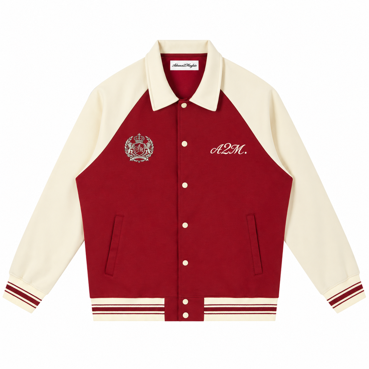 VARSITY TTC JACKET - Red Apricot