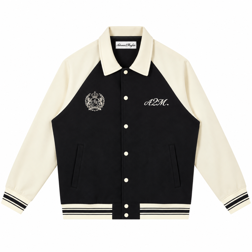 VARSITY TTC JACKET - Black Apricot