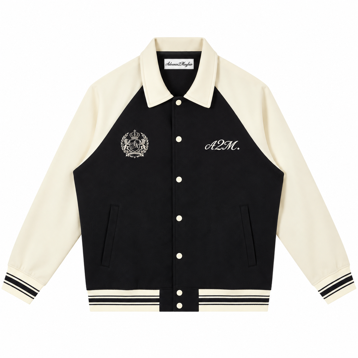 VARSITY TTC JACKET - Black Apricot