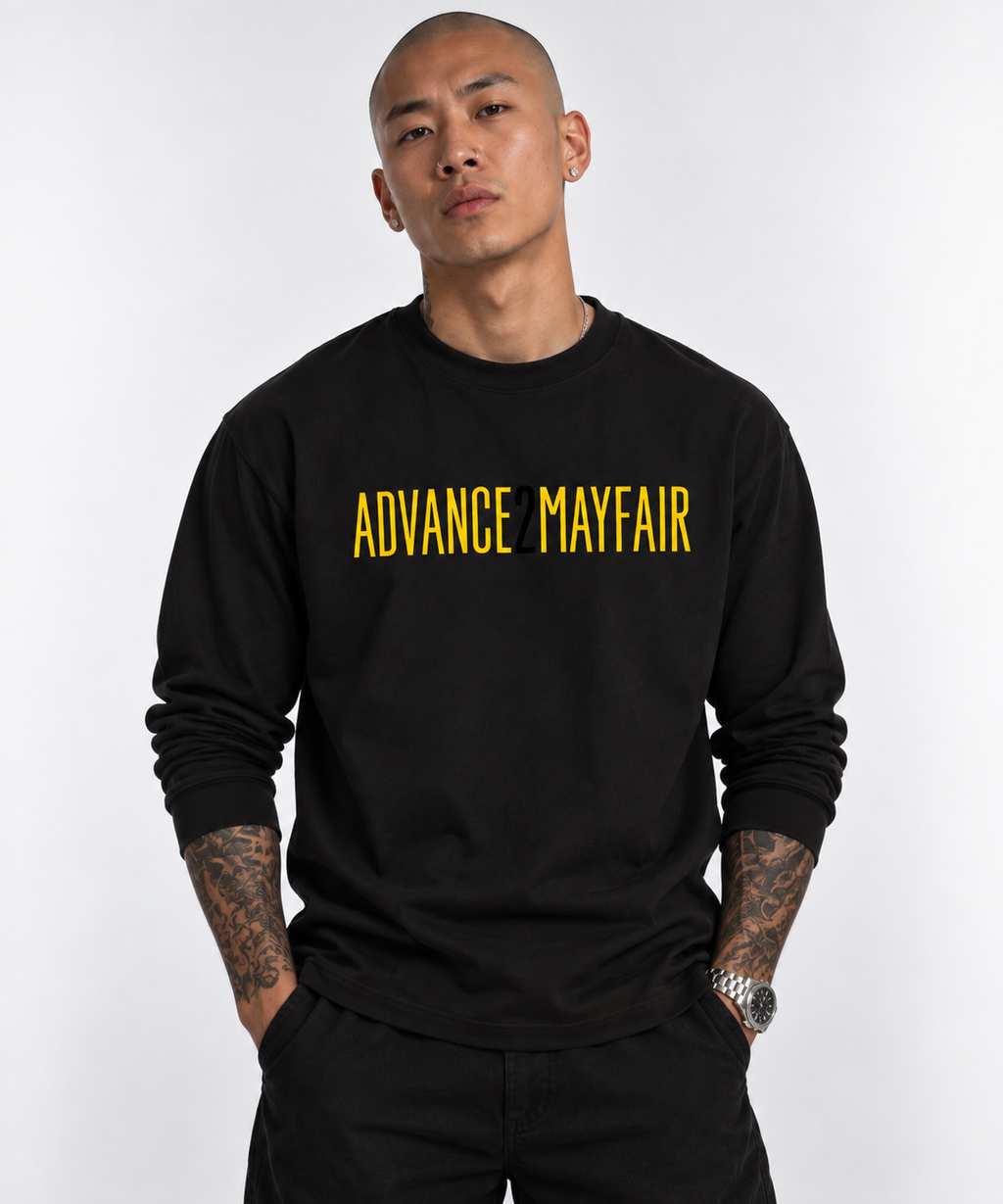 MERCI LONGSLEEVE T-SHIRT - Black