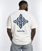 MEMBERS CLUB T-SHIRT - White & Navy