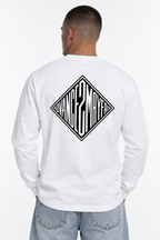 DIAMOND HOUSE LONGSLEEVE T-SHIRT - White