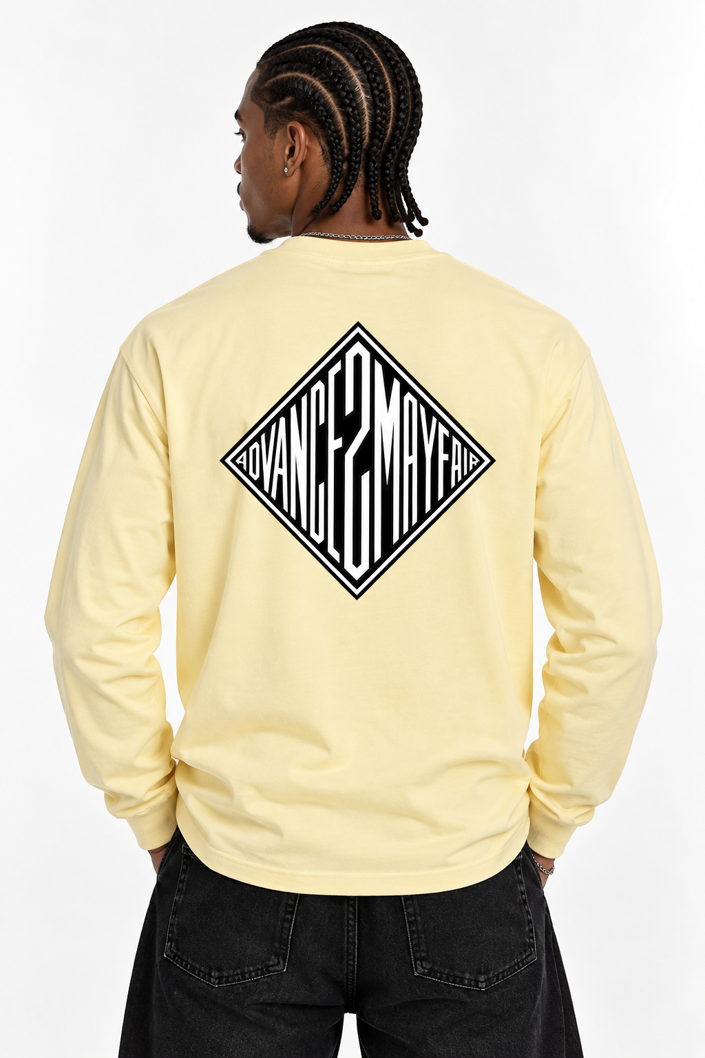 DIAMOND HOUSE LONGSLEEVE T-SHIRT - Yellow