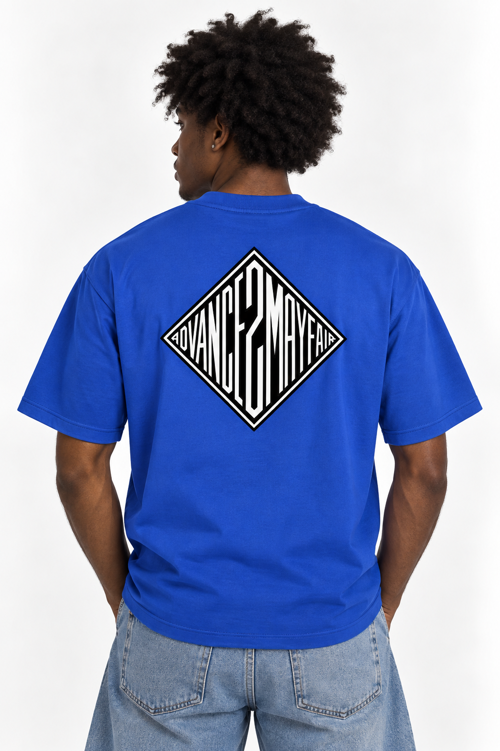 DIAMOND HOUSE T-SHIRT - Blue