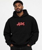 SPRAYPAINT HOODIE - Black