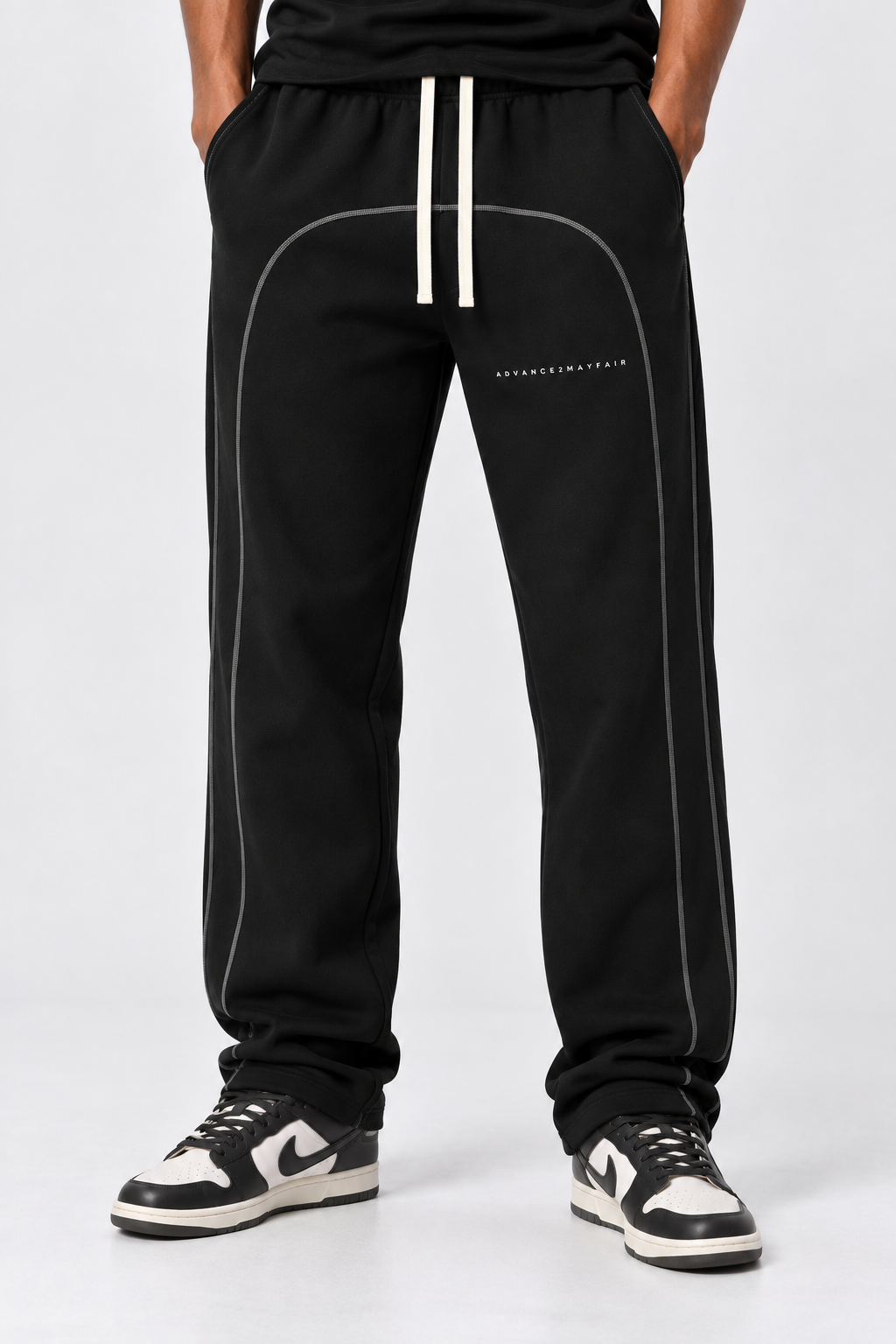 TRACE SWEATPANTS - Black