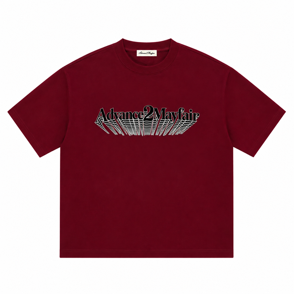 ECHO T-SHIRT - Dark Red