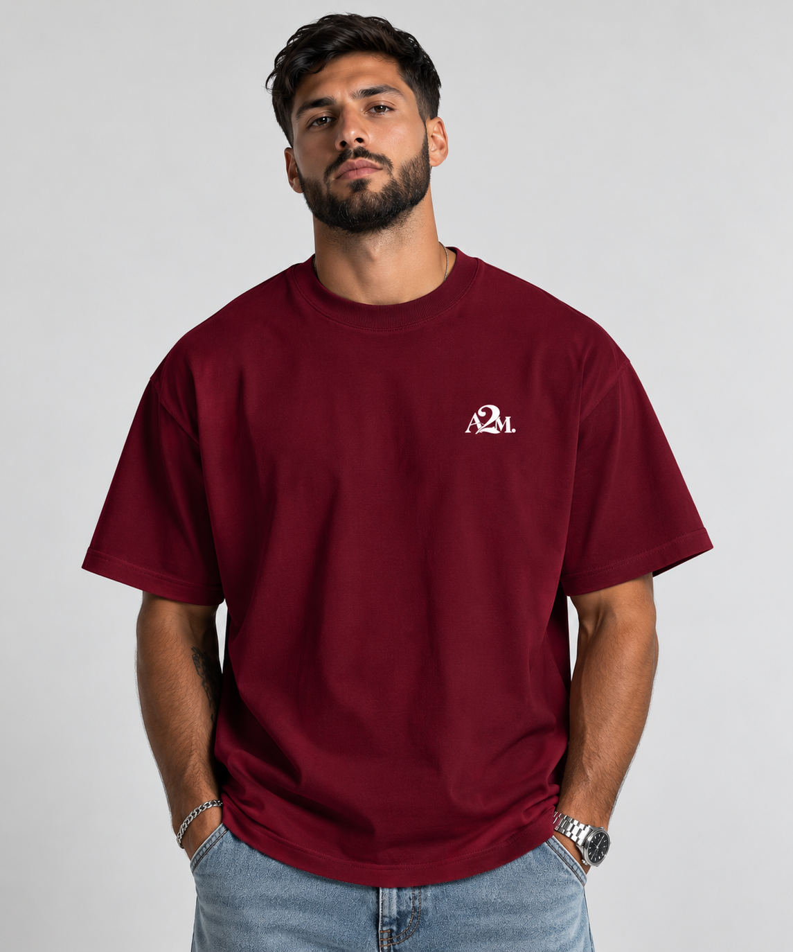 FORM 2 T-SHIRT - Wine Red