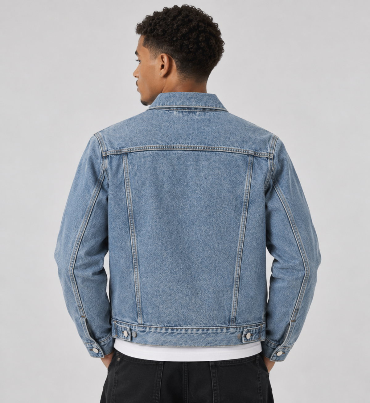 VINTAGE DENIM JACKET - Blue