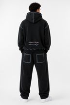 TWICE TRACKSUIT SET - Washed Black