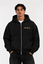 YIN & YANG ZIPPER - Black
