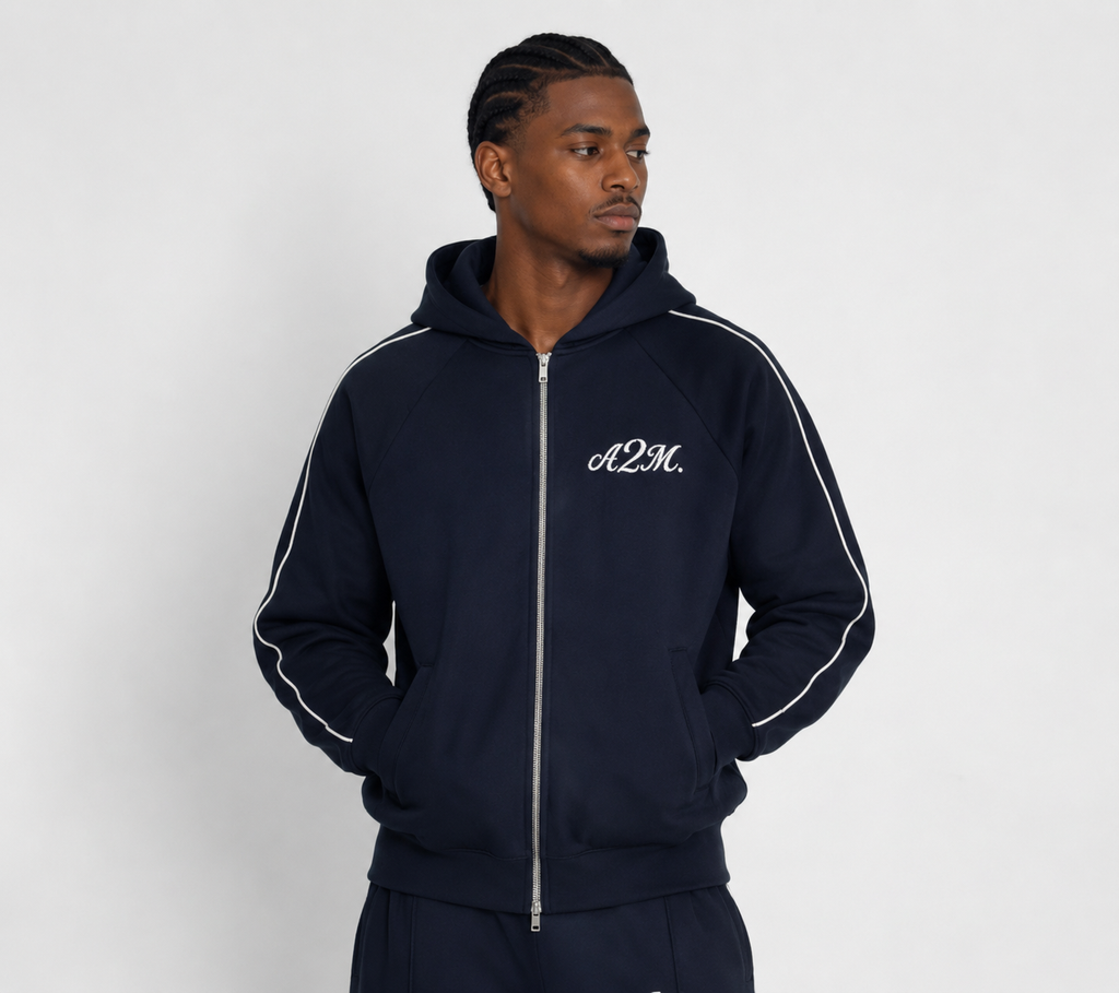 HERITAGE ZIPPER - Navy Blue