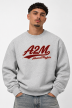 sweatshirt,relaxed,retro,jumper,wool,cotton,graphic,grey,red