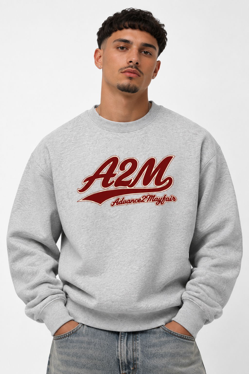 sweatshirt,relaxed,retro,jumper,wool,cotton,graphic,grey,red