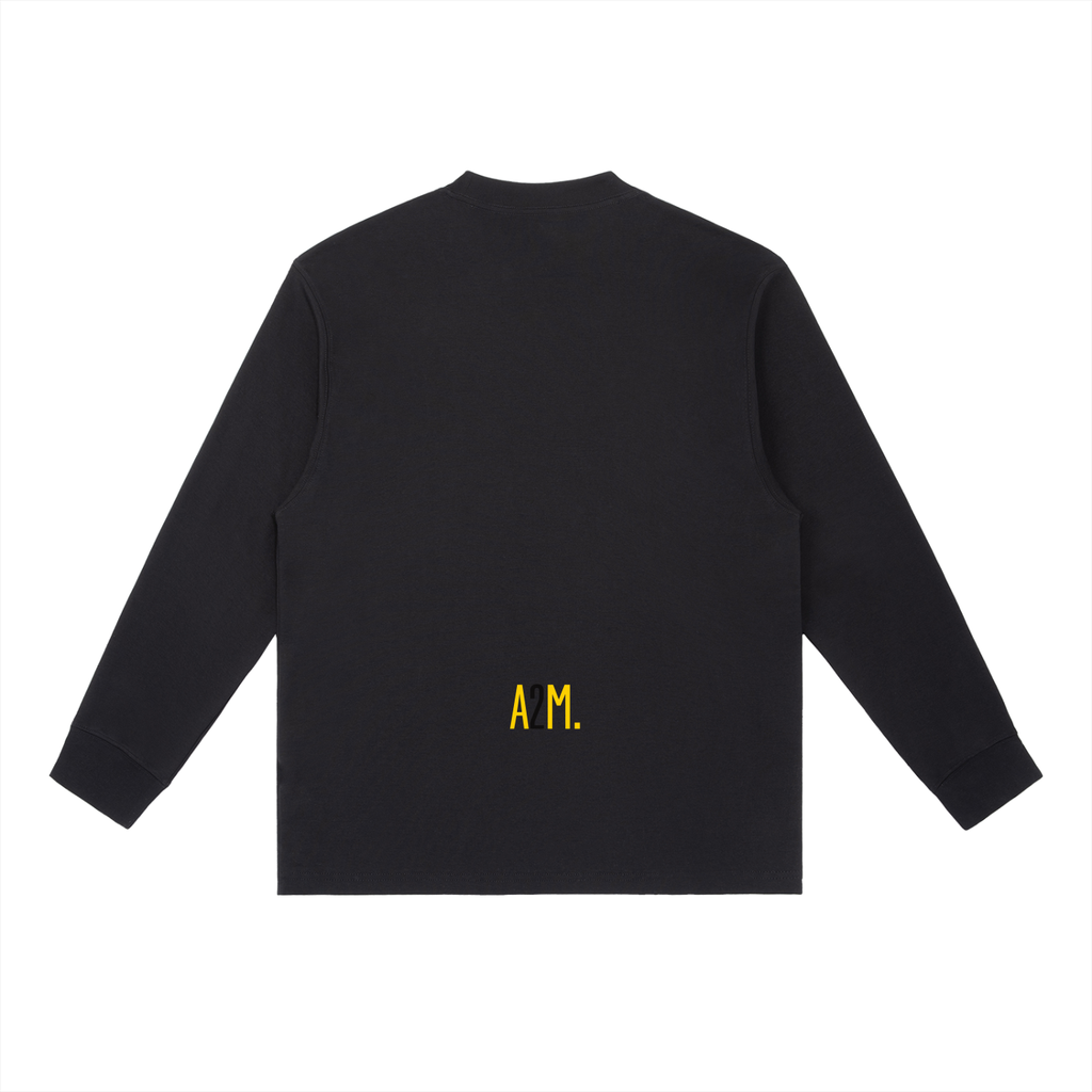 tshirt,longsleeve,black,cotton,relaxed