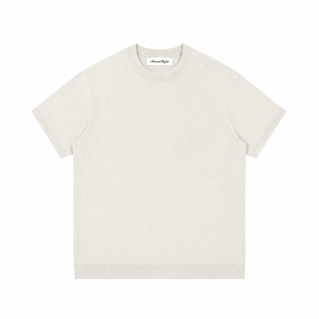 tshirt,crewneck,knit,knitwear,warm,cotton,wool,classic,beige,cream,white
