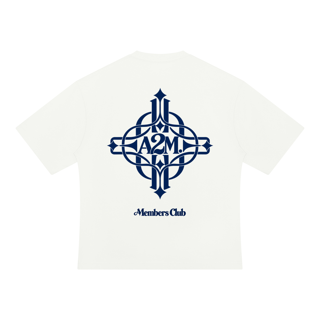 tshirt,oversized,premium,luxury,cotton,white,navy