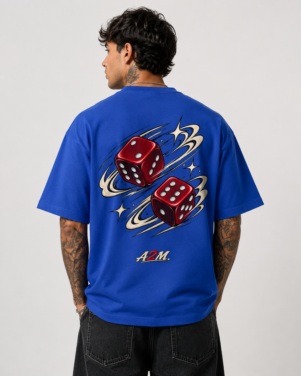 tshirt,oversized,boxy,grpahic,blue,red