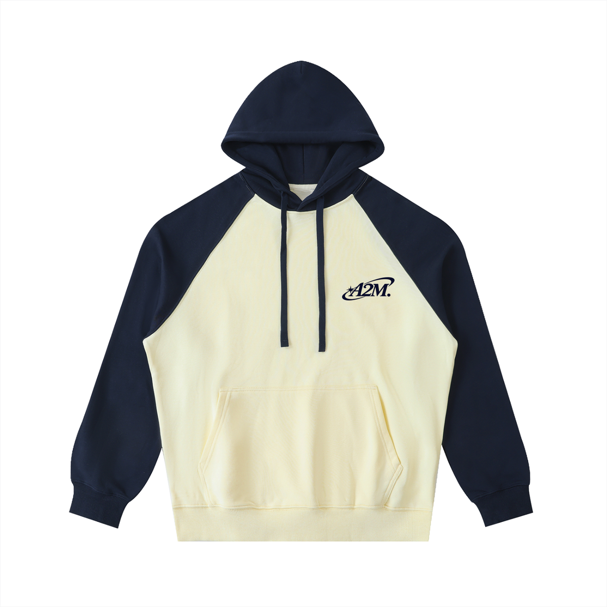 hoodie,warm,sweatshirt,navyblue,blue,cream,cotton,wool