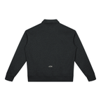 quarterzip,jumper,pullover,layer,cotton,black,grey,warm,sweatshirt