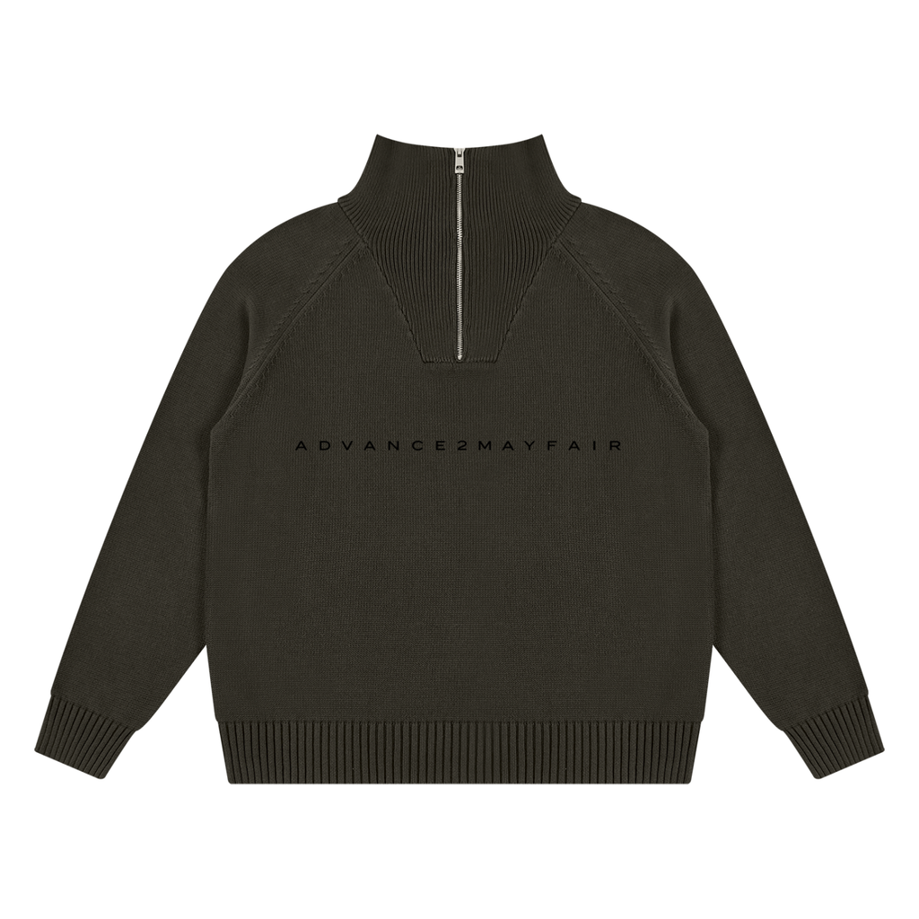 knitwear,knit,knitted,quaterzip,sweater,jumper,warm,fitted,relaxed